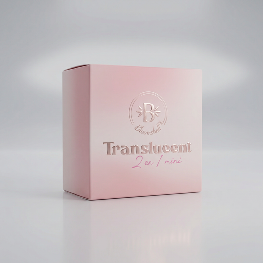 Mini Polvo Suelto Traslucido 2 en 1 Bloomshell #1 White