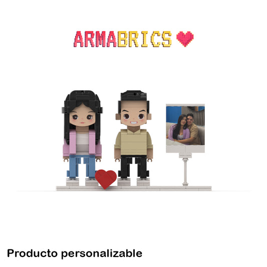 Armabrics 2 Personas + Foto + Base y Envió Gratis
