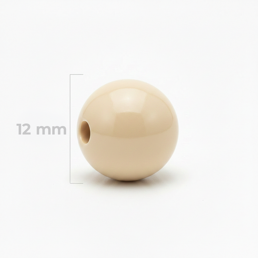 Bola Abaco 12mm Beige