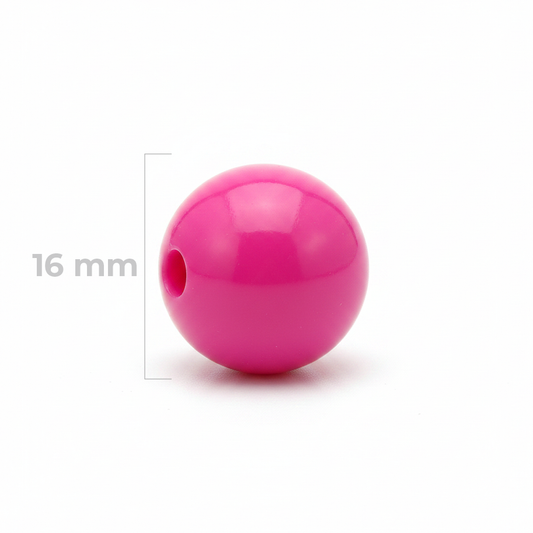 Bola Abaco 16 mm Fucsia