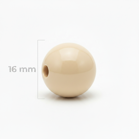 Bola Abaco 16mm Beige