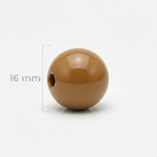 Bola Abaco 16mm caramelo