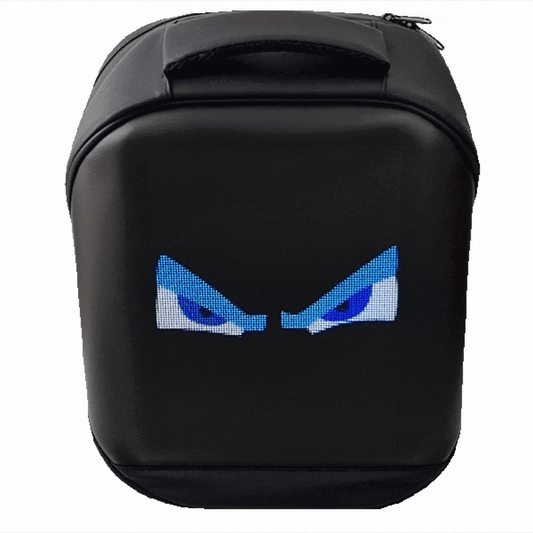 Bolso Mediano con Pantalla led Negro