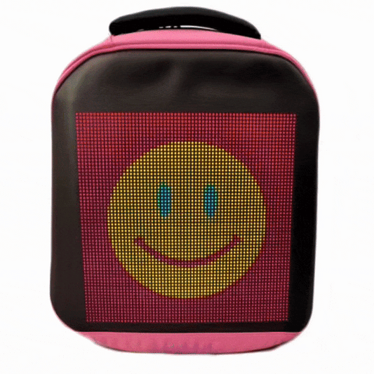 Bolso Mediano con Pantalla led Rosado