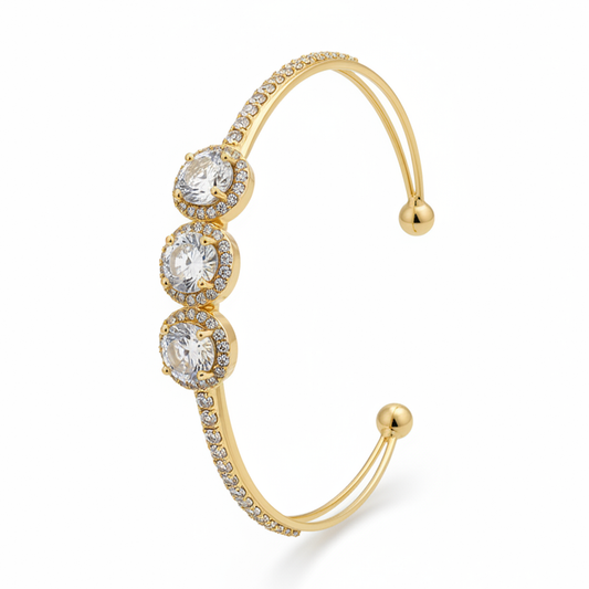 Brazalete Dorado Rodinado