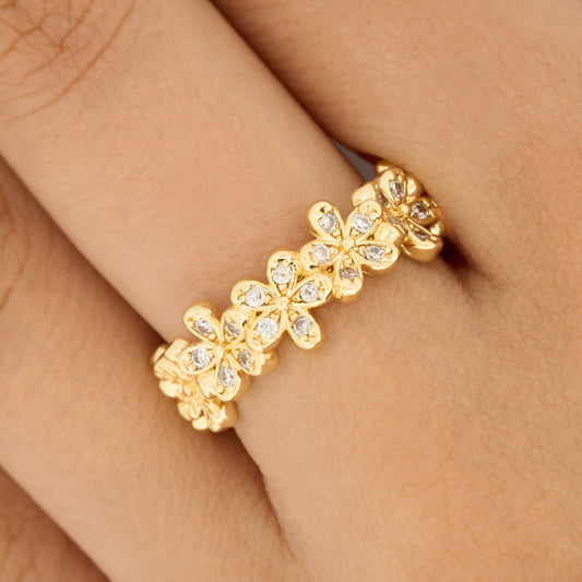 Anillo C #57 Rodinado