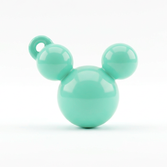 Dije Acrilico Mickey 1Tono verde menta