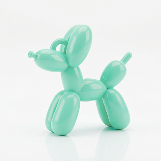 Dije Acrilico Perro Globo 1 Tono verde menta