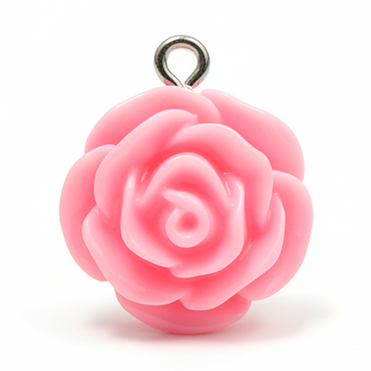 Dije Acrilico Rosa Rosada