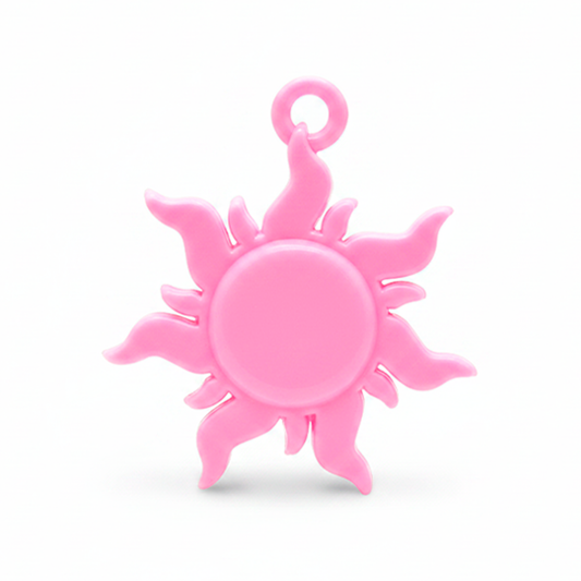 Dije Acrilico Sol 1 Tono Rosado