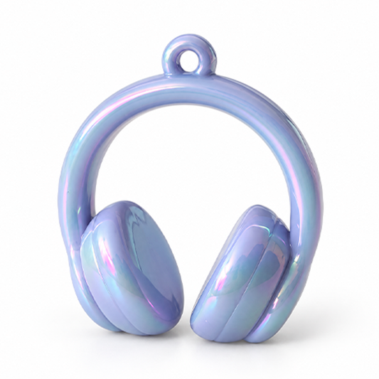 Dije Audifonos Chunky Lila Perlado AB