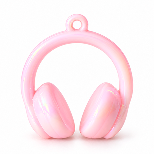 Dije Audifonos Chunky Rosado Perlado AB