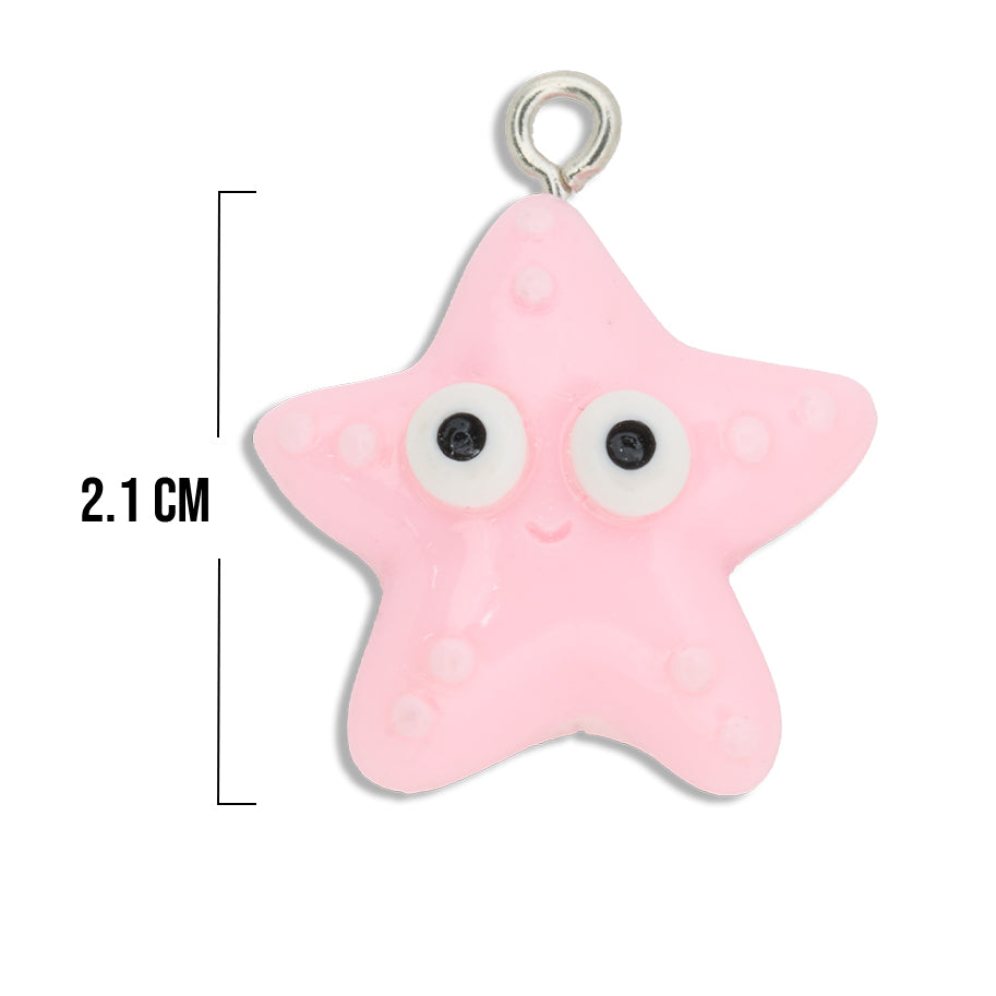 Dije Estrella De Mar Acrílico Dije Estrella De Mar Acrílico
