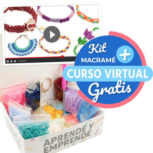 Kit De Macramé + Curso Virtual Gratis