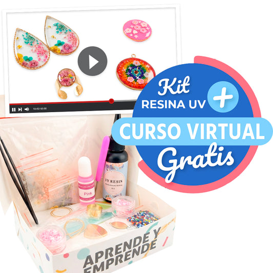 Kit De Resina UV + Curso Virtual Gratis