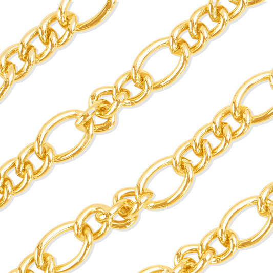 Cadena Escalera 3x1 En Aluminio x Metro