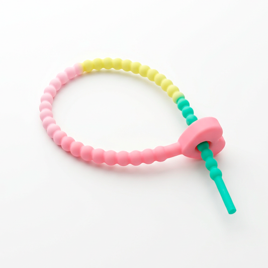 Pulsera Cordón Neopreno Corazón Multicolor 02