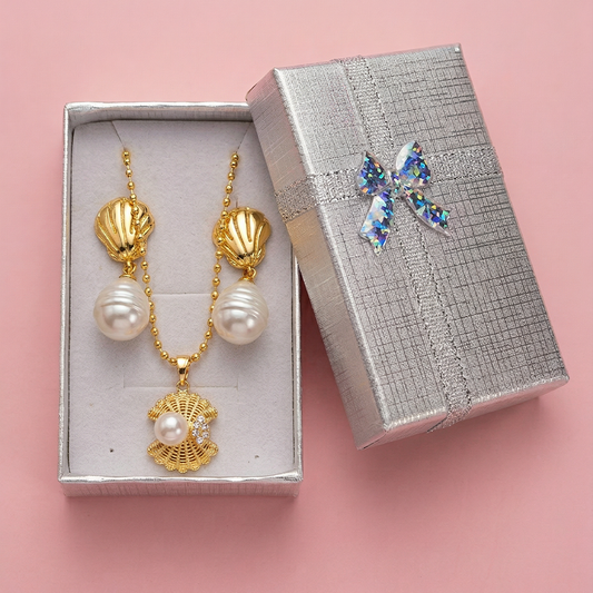 Set Conchas Perla Rodinado