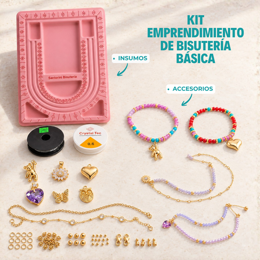 Kit Emprendimiento De Bisutería Básica