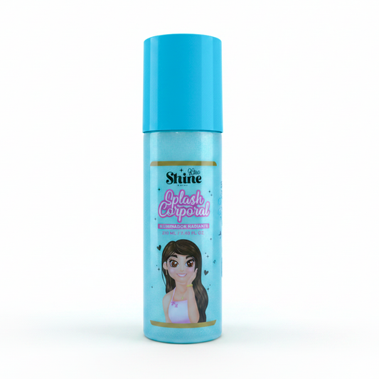 Splash azul Glow Shine BY YAJA x 250ml