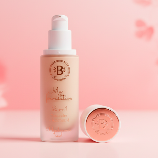 Base Líquida 2 en 1 Bloomshell Tono #04 Almendra x 38ml