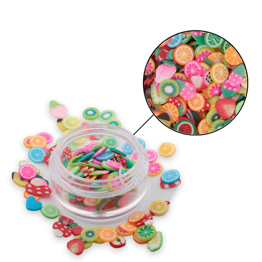 Mini Fimo 03 Para Resina/Uñas + Envase Acrílico