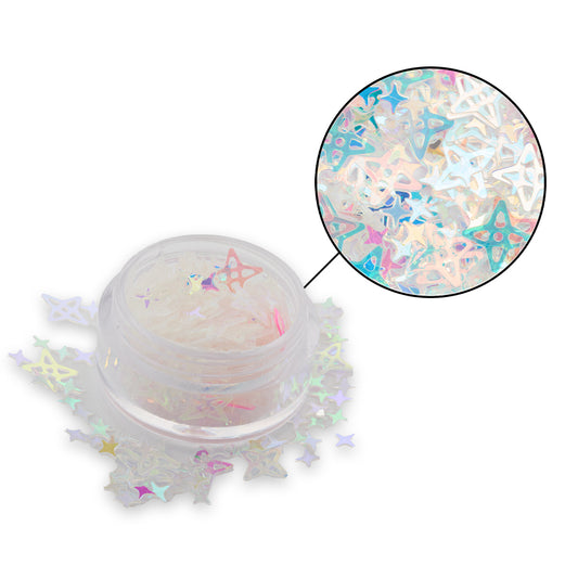 Glitter 37 Para Resina/Uñas + Envase Acrílico