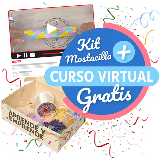 Kit de Telar y Mostacilla + Curso Virtual Gratis