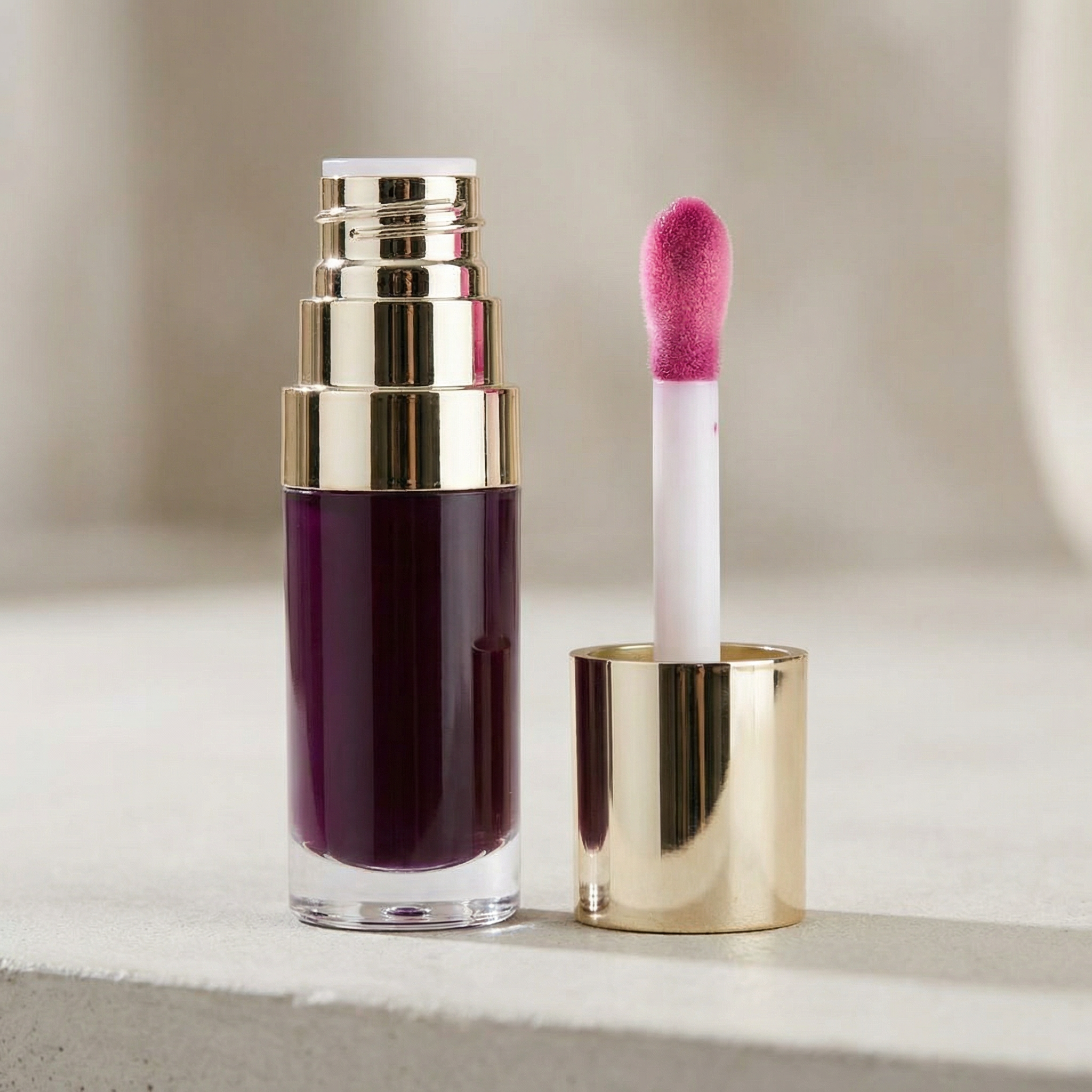 Lip Gloss Con Color - Aplicador Grueso Gege Bear (Gx1110-6)