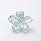 Flor Acrílica Para Ensamblar Azul Boreal