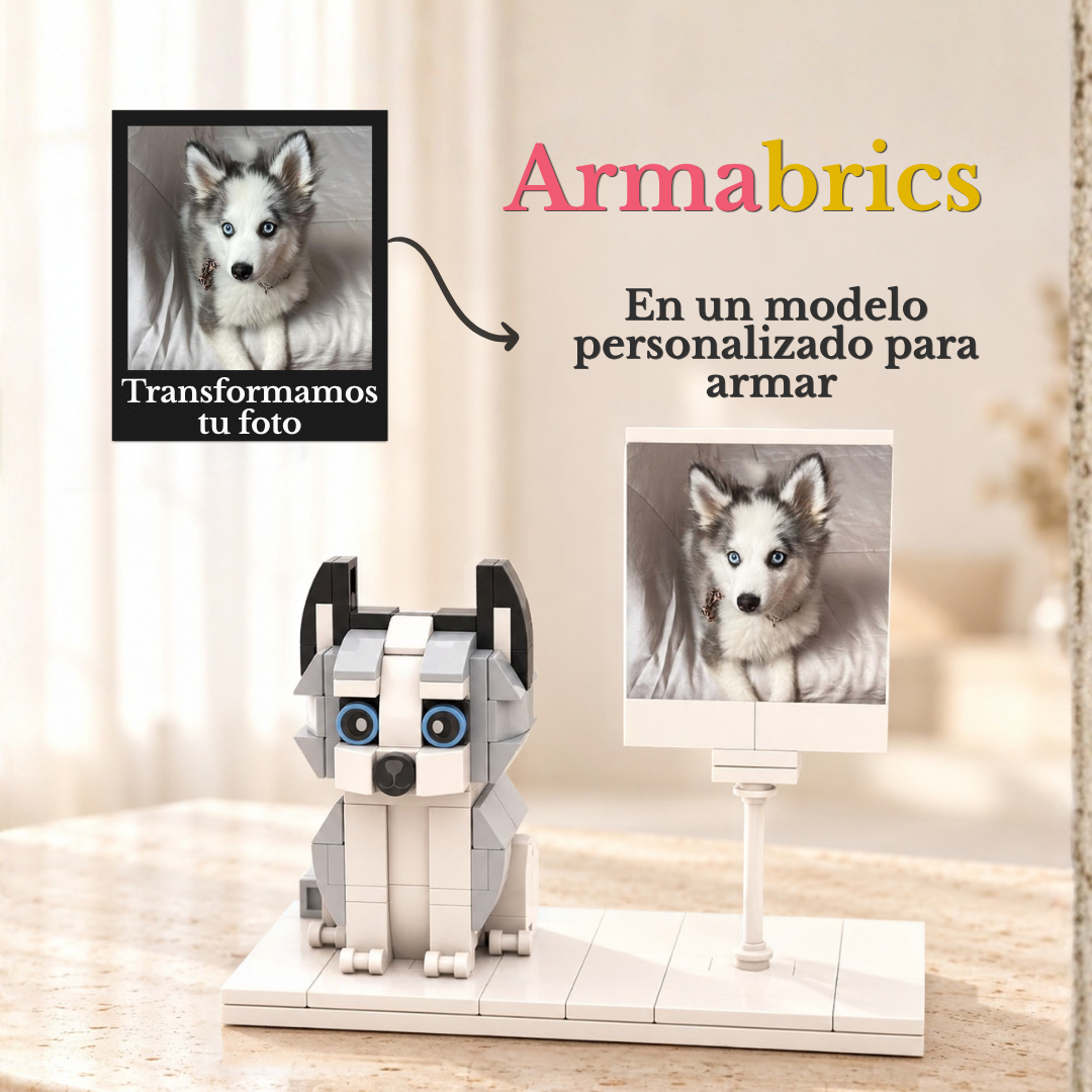 Armabrics 1 Mascota + Foto + Base y Envío Gratis