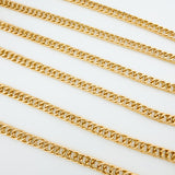 Cadena Cubana Enlazada En Aluminio x Metro