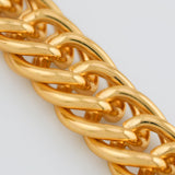 Cadena Cubana Redonda Grande En Aluminio x Metro