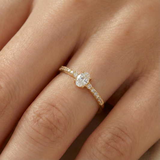 Anillo B #64 Rodinado