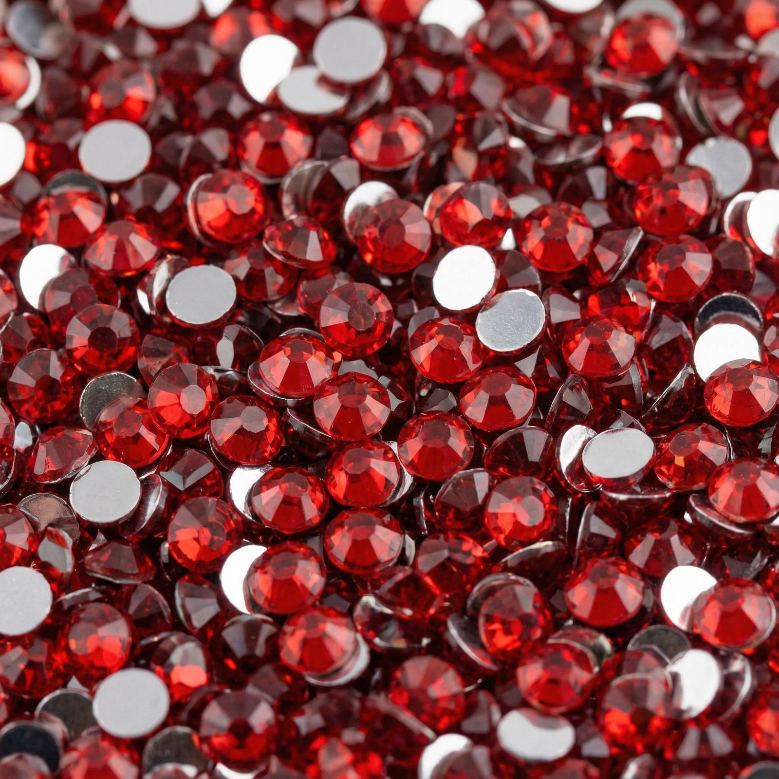 Diamante Imitación Resina 14 Rojo 3mm x 1.000 Pcs Para Pegar