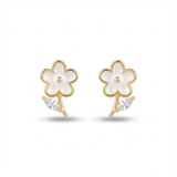 Topos 195 Flor Nacarada Tallo X Par Rodinados