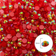 Diamante Imitación Resina 17 Rojo Boreal 3mm x 1.000 Pcs Para Pegar