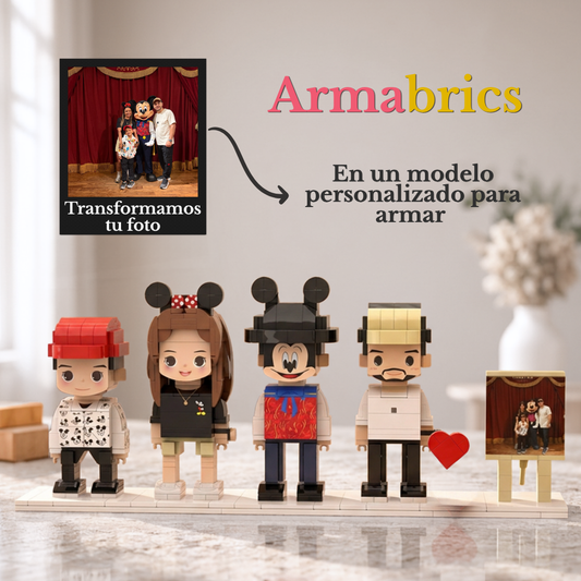 Armabrics 4 Personas + Foto + Base y Envío Gratis
