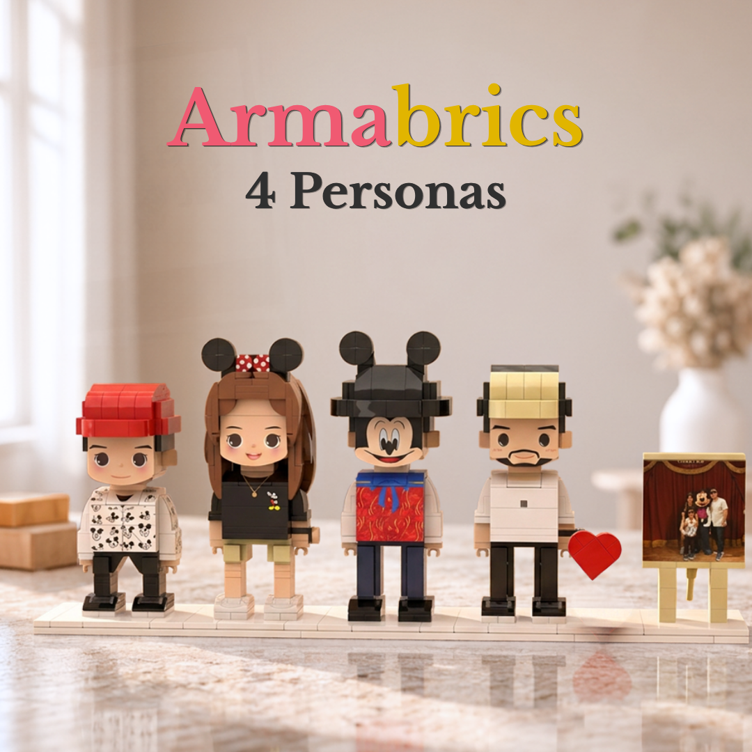 Armabrics 4 Personas + Foto + Base y Envío Gratis