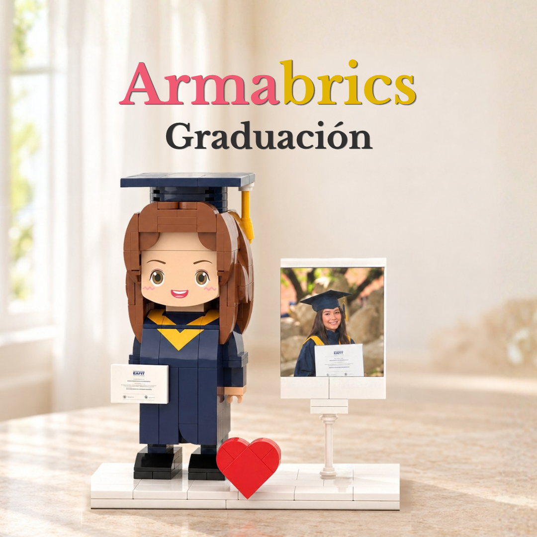 Armabrics 1 Persona Graduación + Foto + Base y Envío Gratis