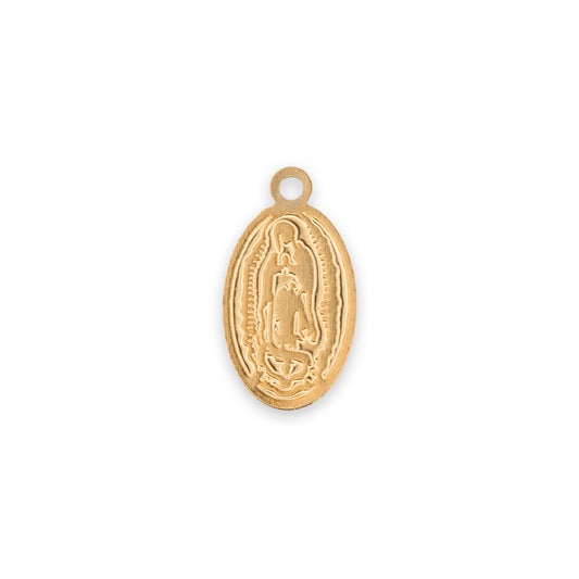 Mini Dije Virgen Guadalupe 13 Gold Filled x Unidad