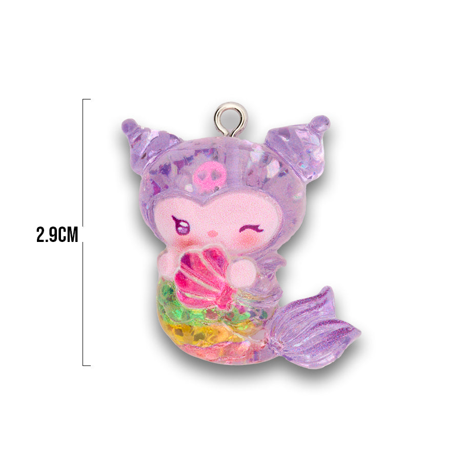 Dije Acrílico Kuromi Sirena