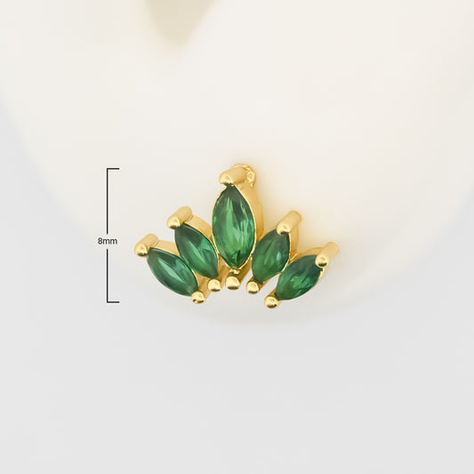 Topos 10 X Par Rodinados / 8mm