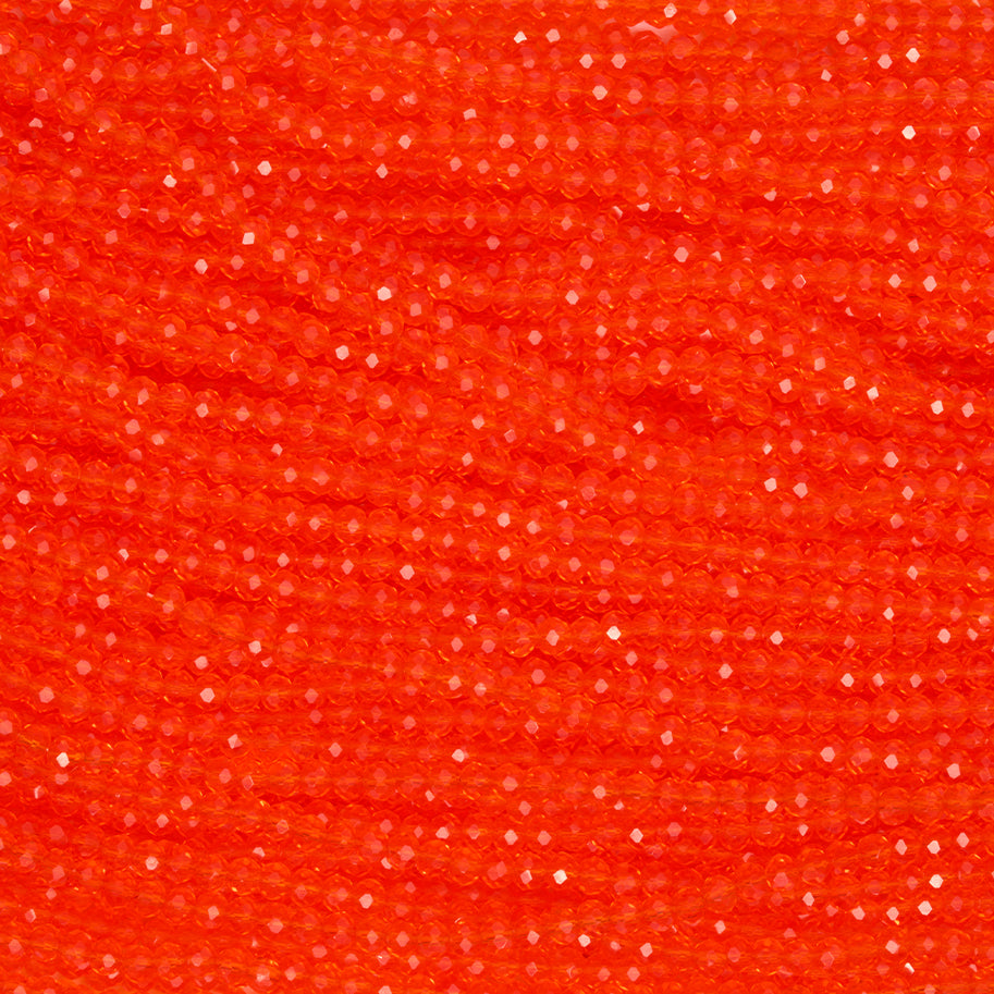 Sarta Murano 4mm / Naranja / 55