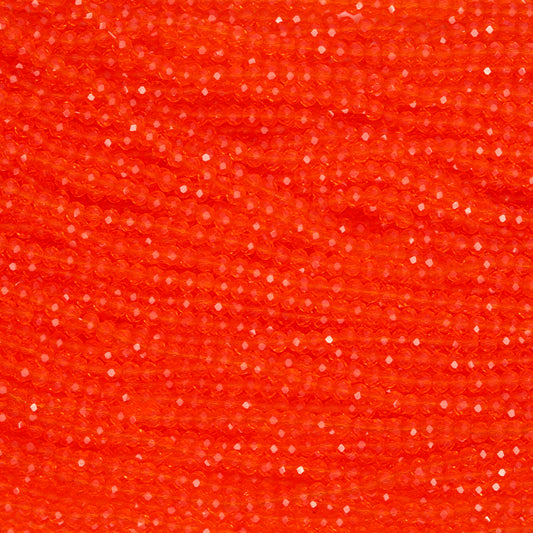 Sarta Murano 4mm / Naranja / 55