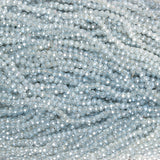 Sarta Murano 4mm /Gris Transparente / 57