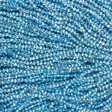 Sarta Murano Metalizado 4mm / Azul Metalizado / 07