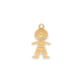 Mini Dije Niño 04 Gold Filled x Unidad