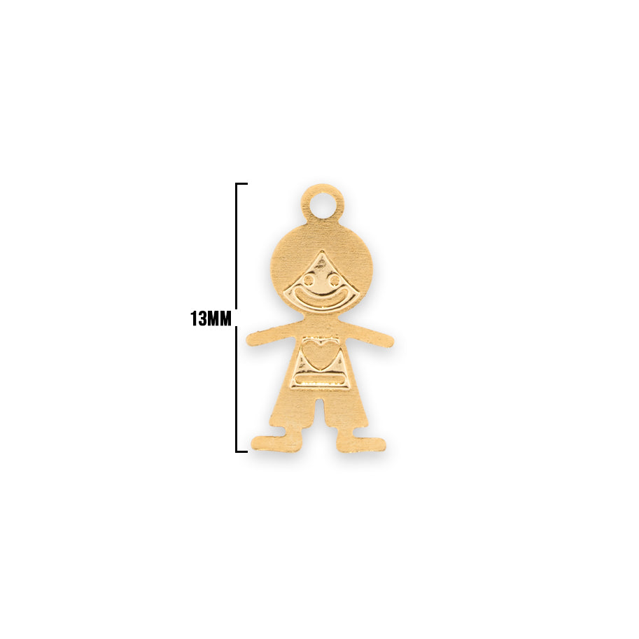 Mini Dije Niño 04 Gold Filled x Unidad