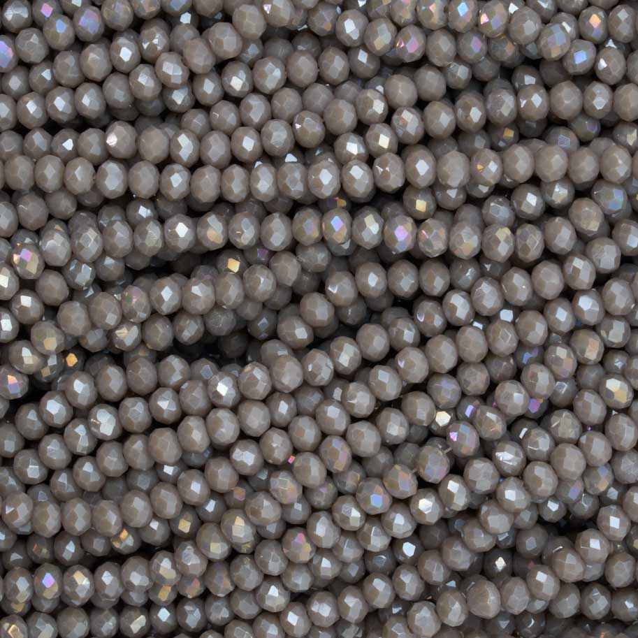 Sarta Murano 4mm / Gris Claro / 52